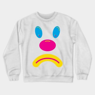 Sad Clown - Cyan Magenta Yellow Crewneck Sweatshirt